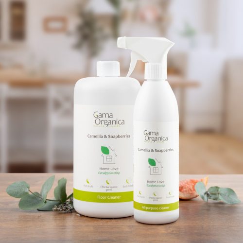 Комплект Eucalyptus Crisp: Универсален почистващ препарат + Препарат за под