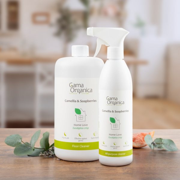 Комплект Eucalyptus Crisp: Универсален почистващ препарат + Препарат за под