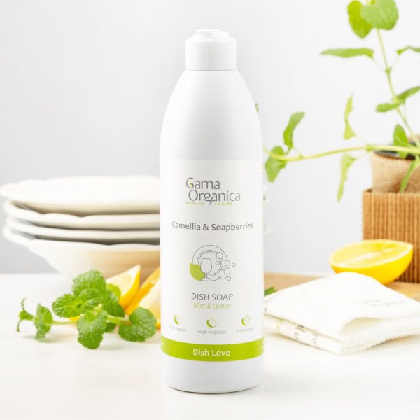 Хипоалергенен сапун за съдове Мента и Лимон, 500 мл