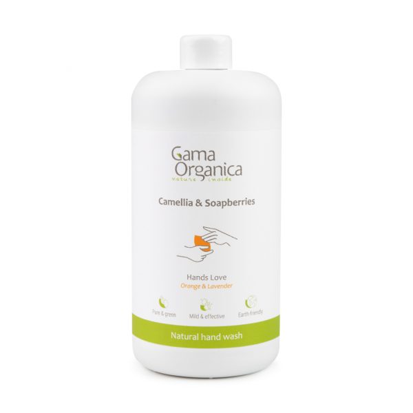 Натурален сапун за ръце Портокал и Лавандула, 1000 мл