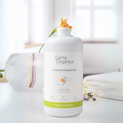 Натурален сапун за ръце Портокал и Лавандула, 1000 мл